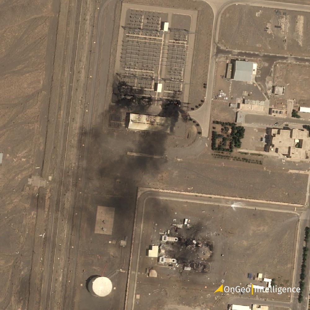 1 Iran Natanz nuclear facility Satellite Imagery Israel Strike.jpg
