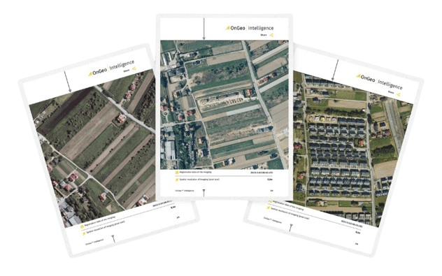 3 satellite images of the area from the ongeo intelligence report