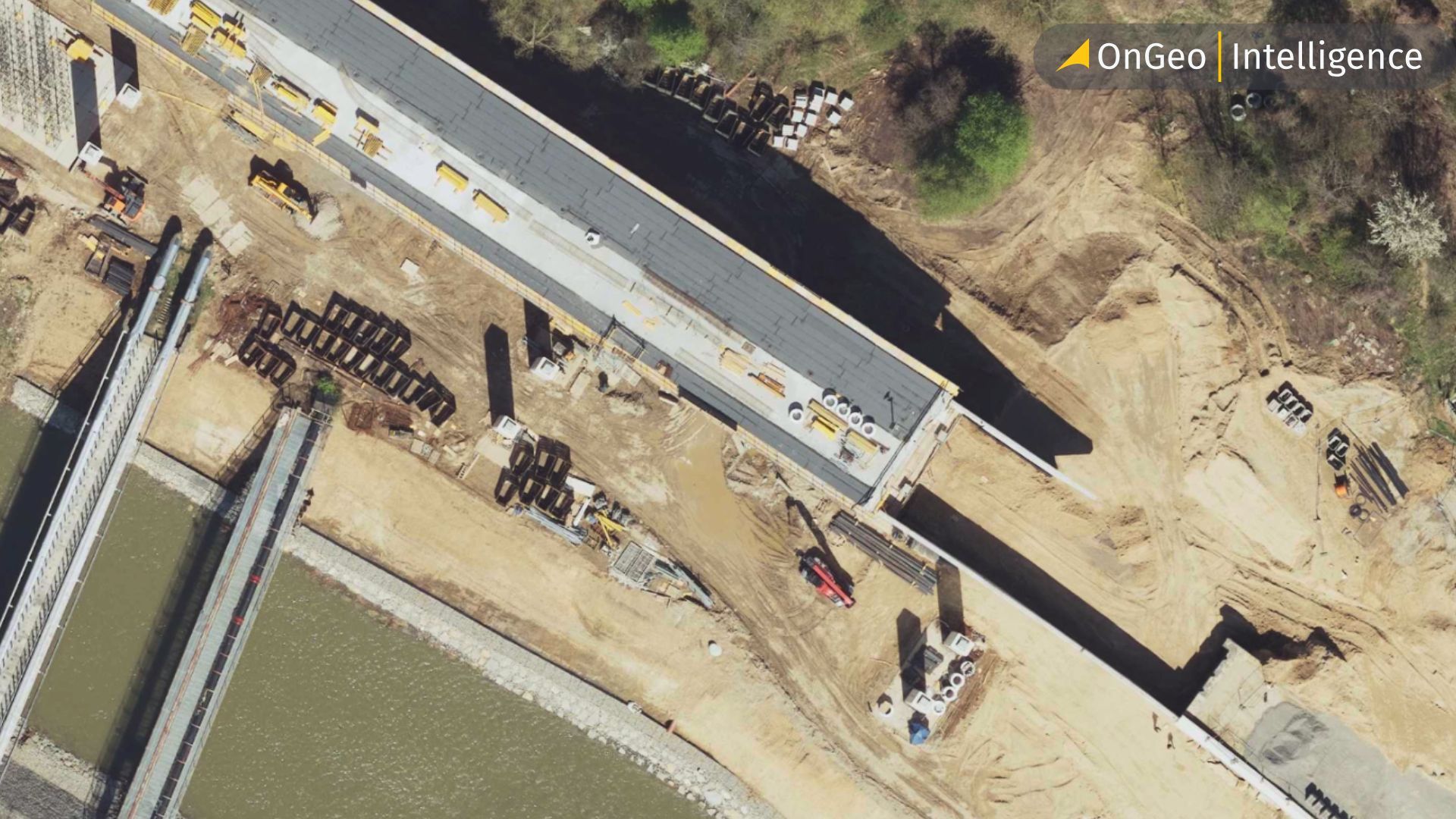 Construction Site Monitoring with Satellite Image