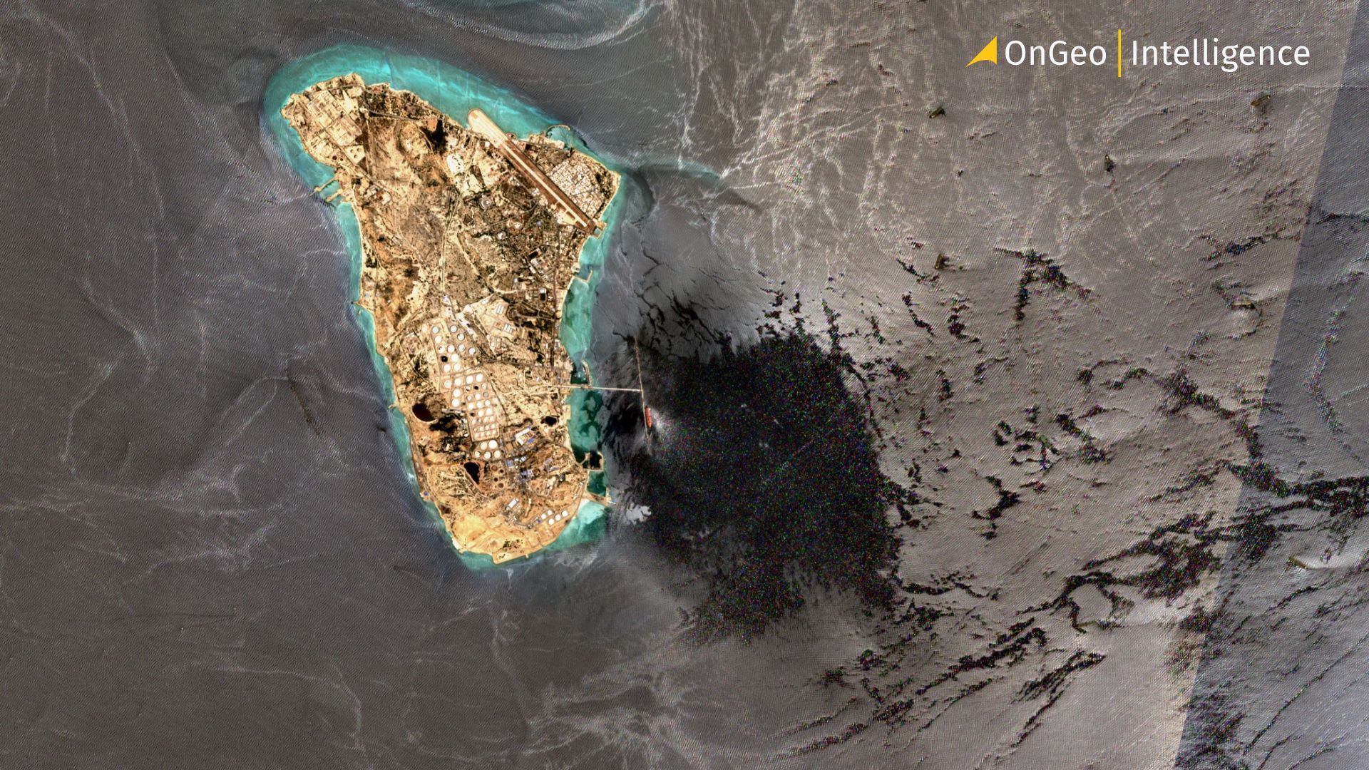 Massive Oil Spill Off Kharg Island, Iran Satellite Imagery Reveals Environmental Crisis in the Persian Gulf