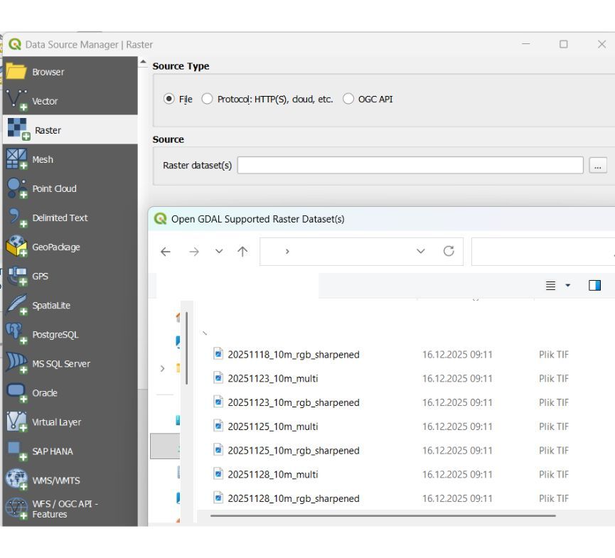 Select your GeoTIFF (.tif), JPG, PNG, or .img file