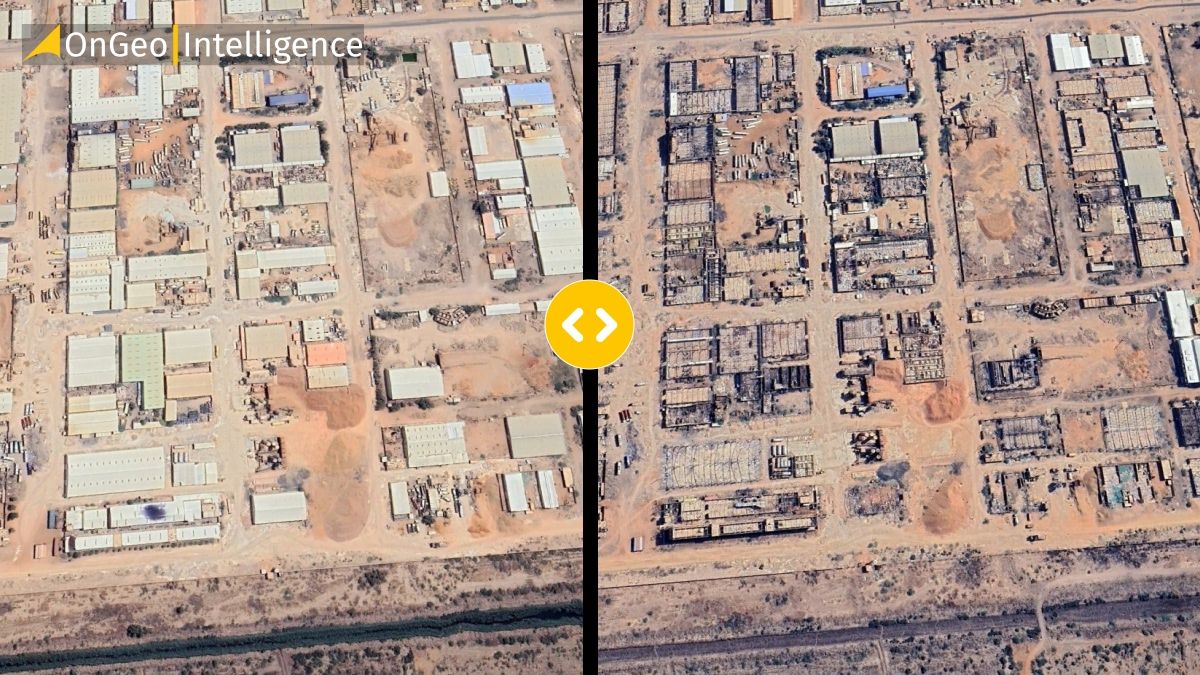 OnGeo Intelligence Sudan War satellite imagery