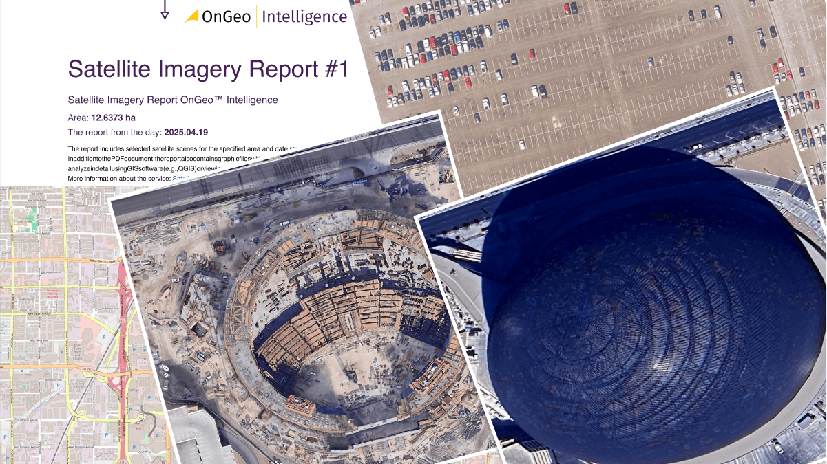 Satellite Imagery Report OnGeo Intelligence