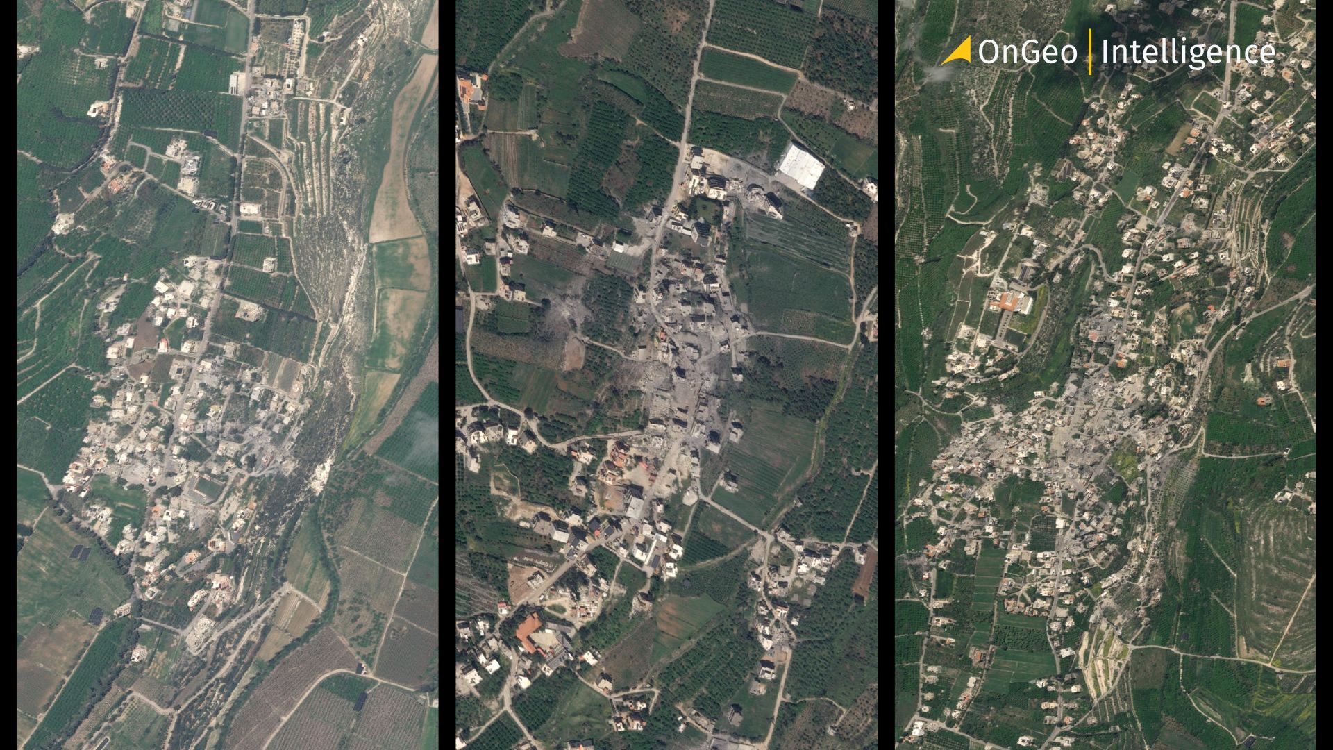 Satellite Imagery Reveals the Scale of Destruction Across Southern Lebanon