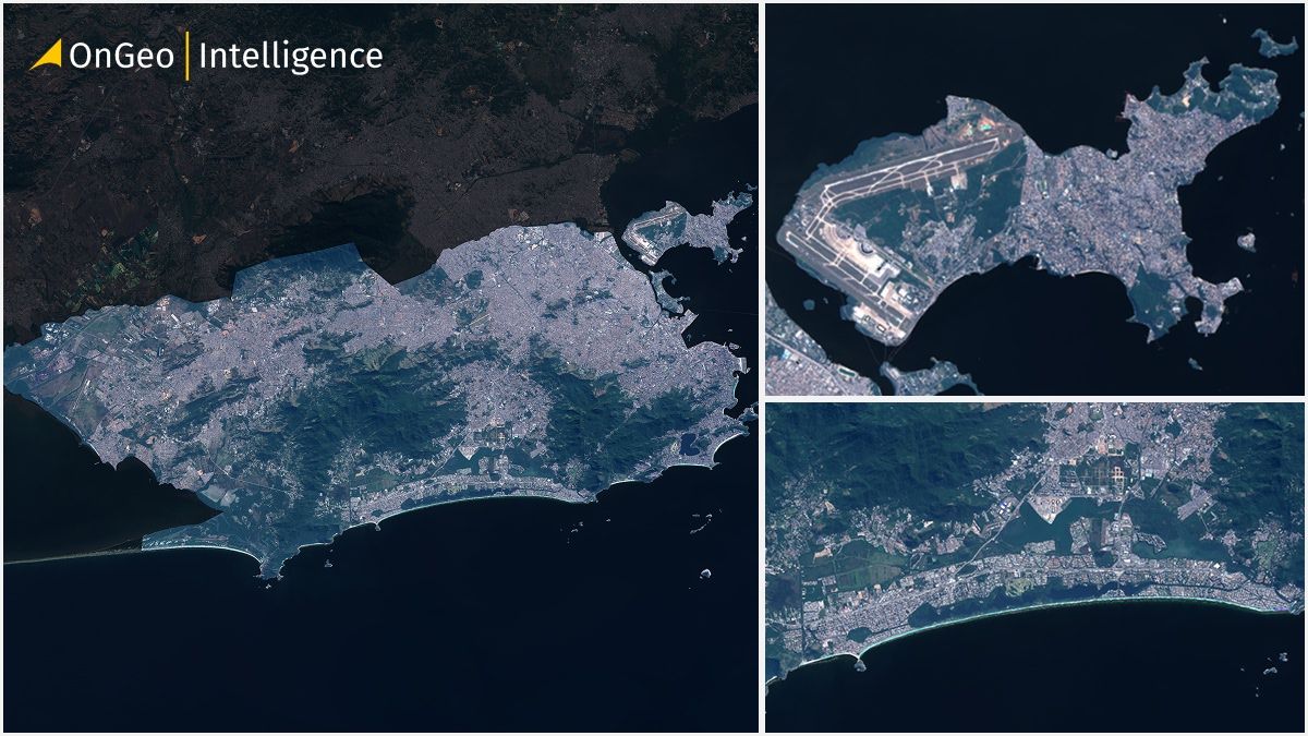 Satellite View of Rio de Janeiro from Sentinel-2 Imagery