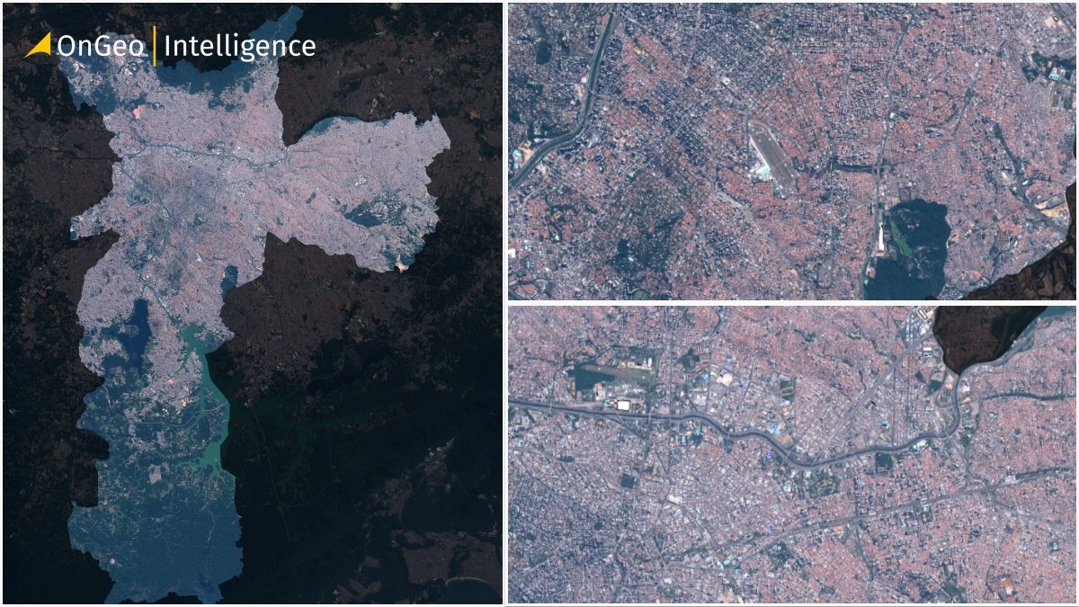 Satellite View of São Paulo from Sentinel-2 Imagery