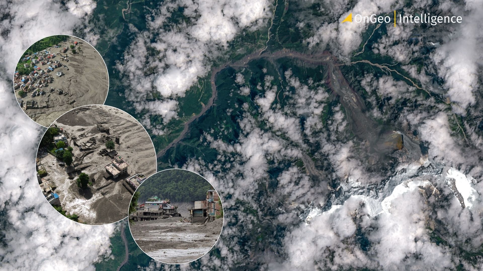 Shocking Satellite Images from Nepal Deadly Flash Flood