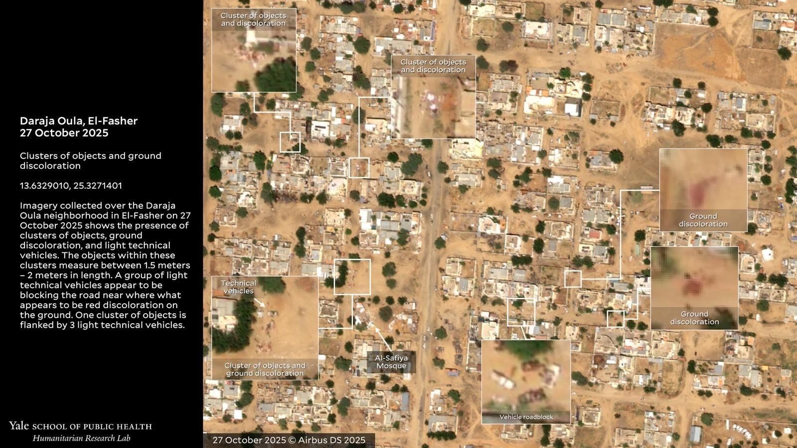 Sudan War Al-Fashir satellite imagery