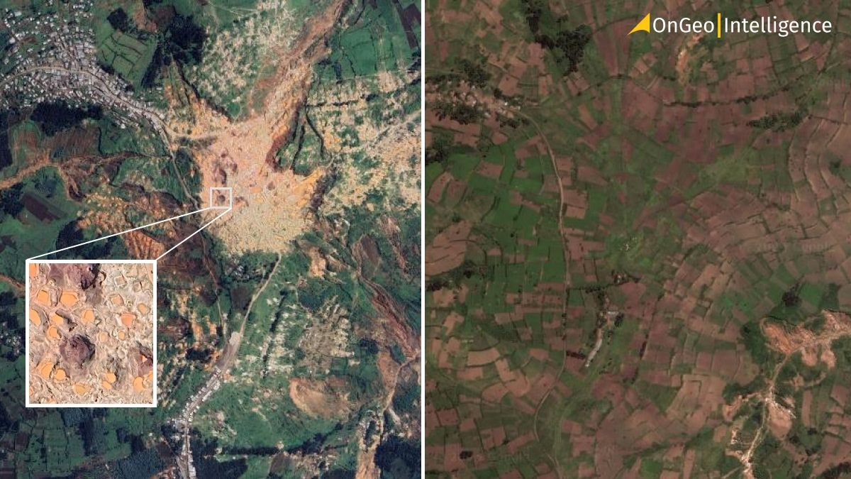 War in Sudan Satellite Imagery