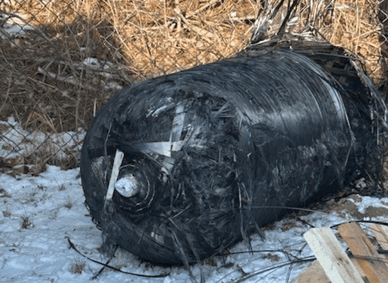 SpaceX Falcon 9 rocket debris