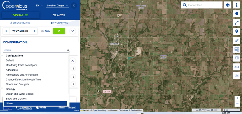 Copernicus application