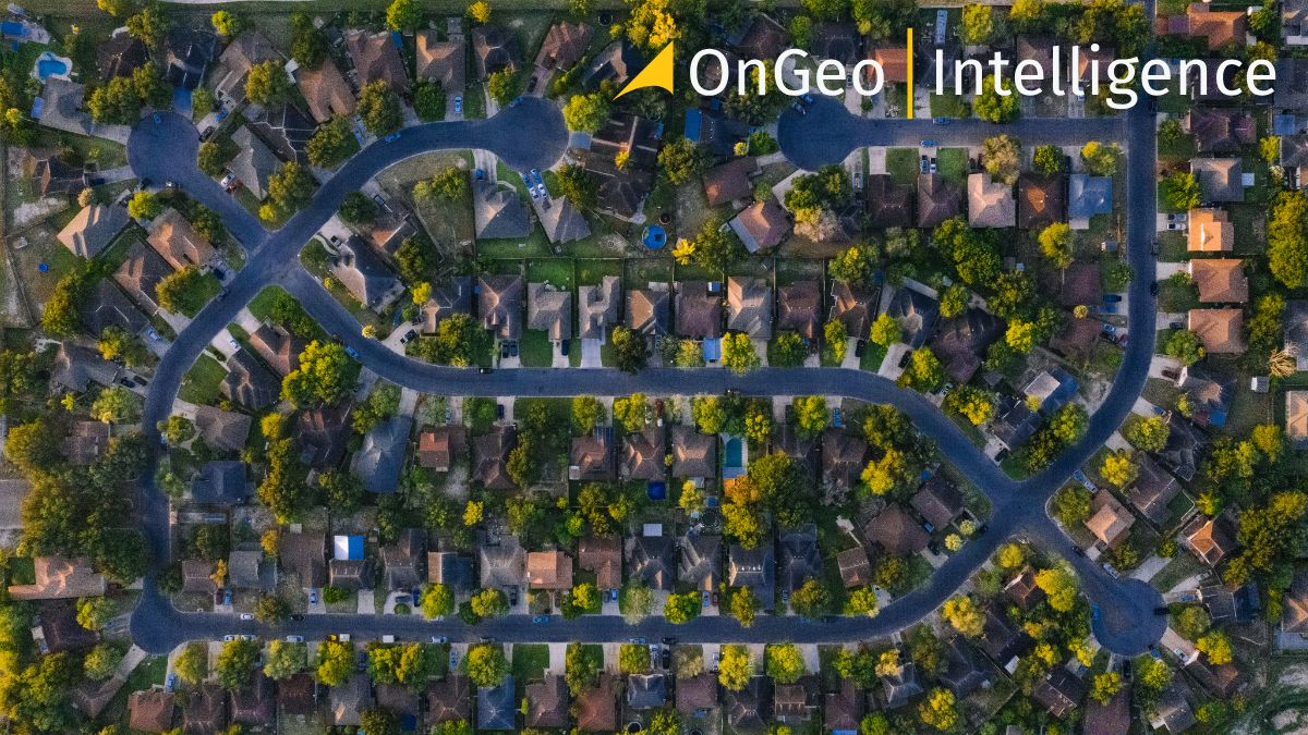 Satellite photos for everyone – an overhead view of single-family homes for an article about the growing popularity of satellite imagery.