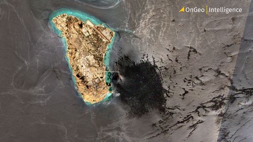 Massive Oil Spill Off Kharg Island, Iran Satellite Imagery Reveals Environmental Crisis in the Persian Gulf