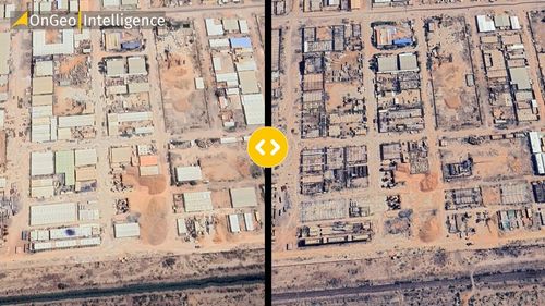 OnGeo Intelligence Sudan War satellite imagery