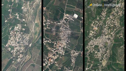 Satellite Imagery Reveals the Scale of Destruction Across Southern Lebanon