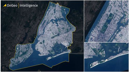 New York Satellite Map download