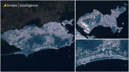 Satellite View of Rio de Janeiro from Sentinel-2 Imagery