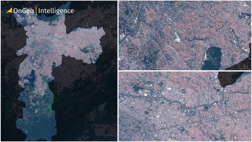 Satellite View of São Paulo from Sentinel-2 Imagery