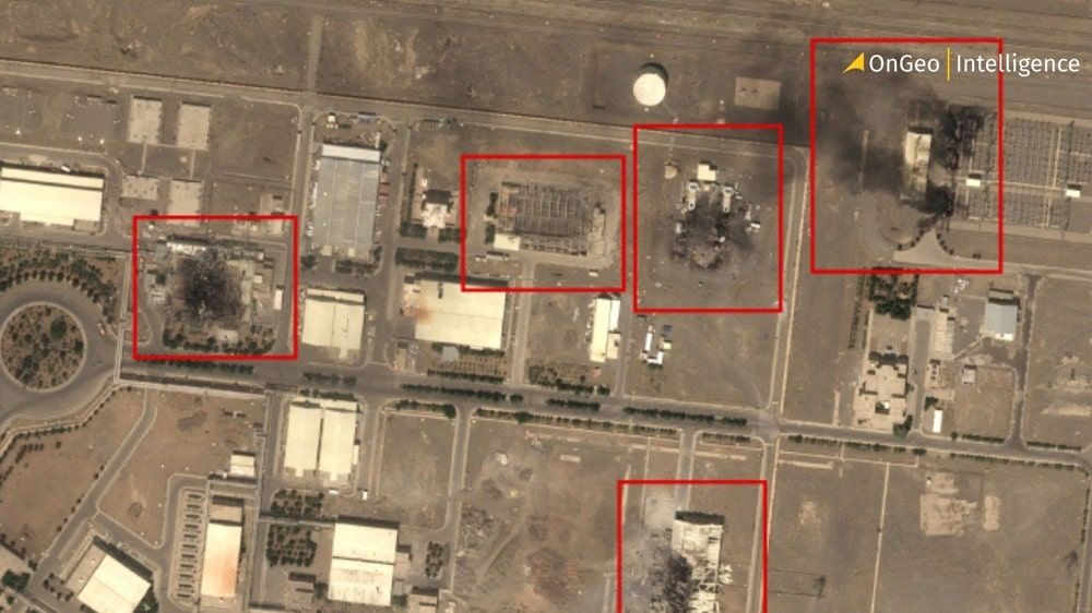 Satellite map illustrating war-related destruction, used for military intelligence and damage assessment.